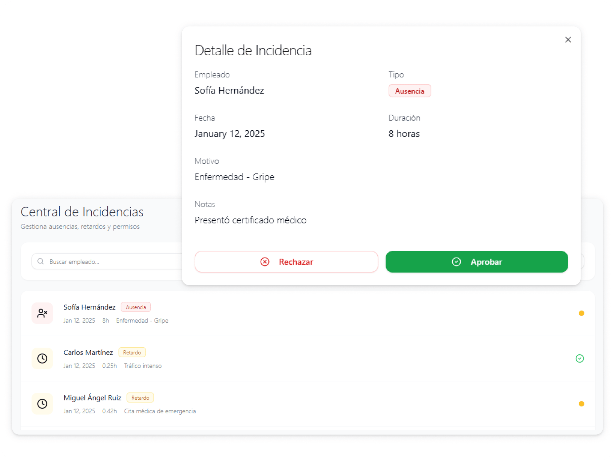 Central de incidencias Crehana Payroll