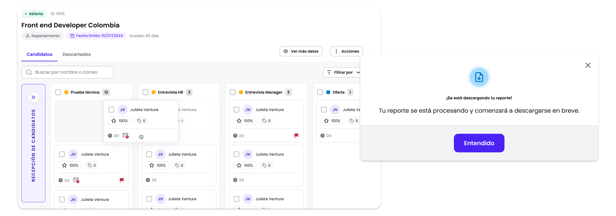 Data soportada por HANA AI