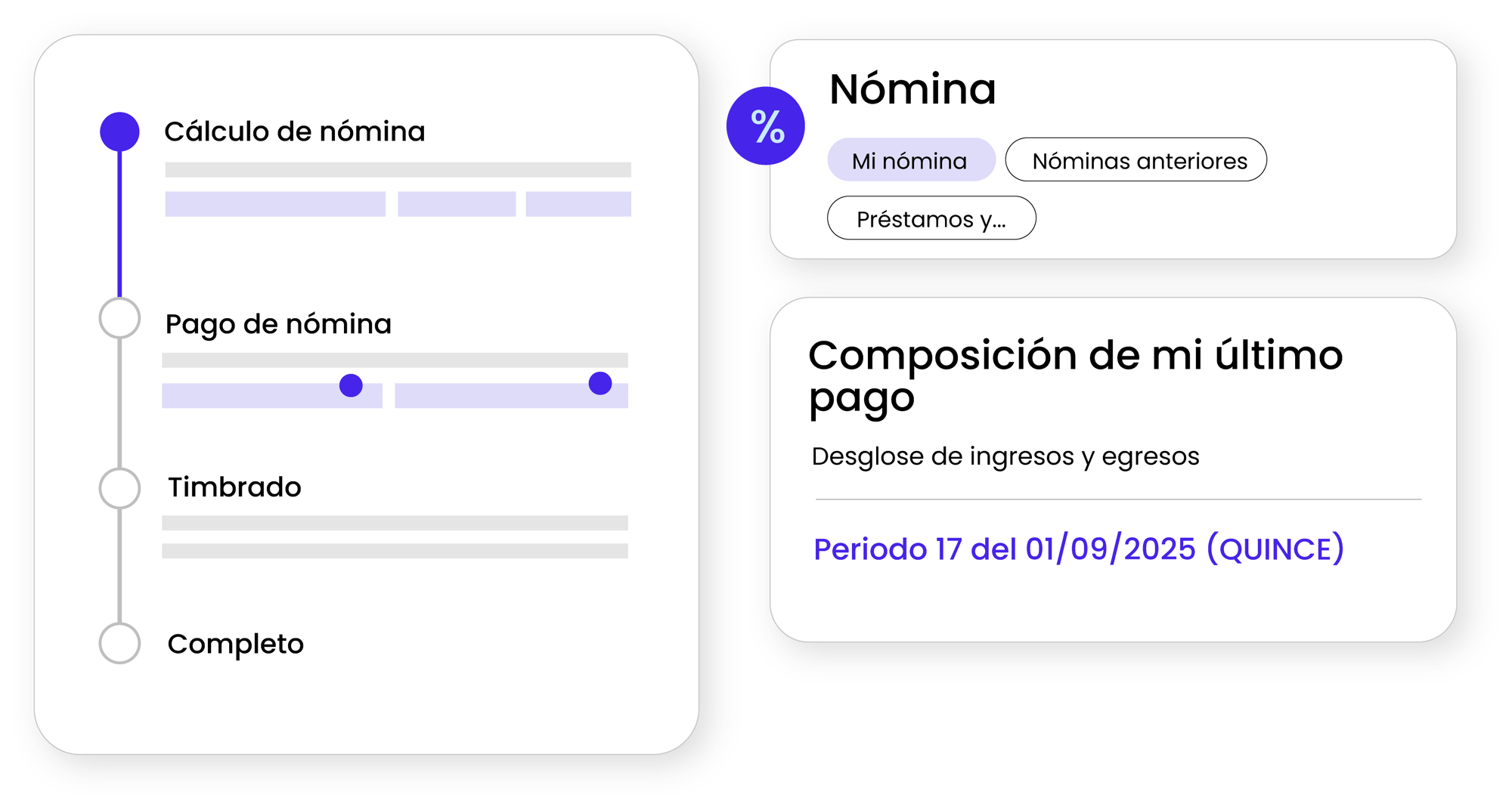 Ilustración gestión de nómina en México