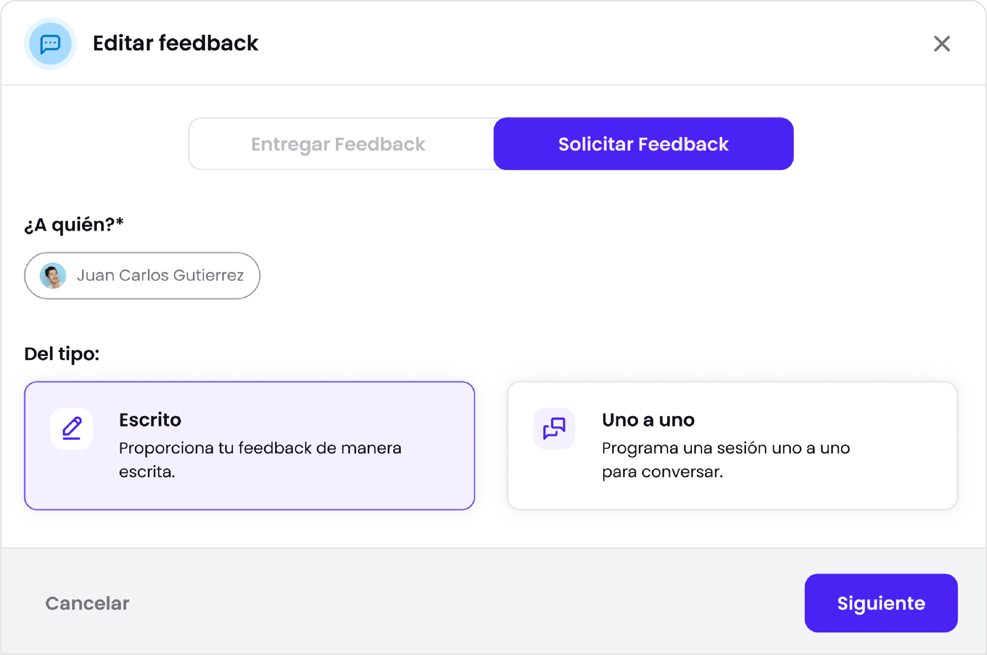 Evaluaciones y feedback
