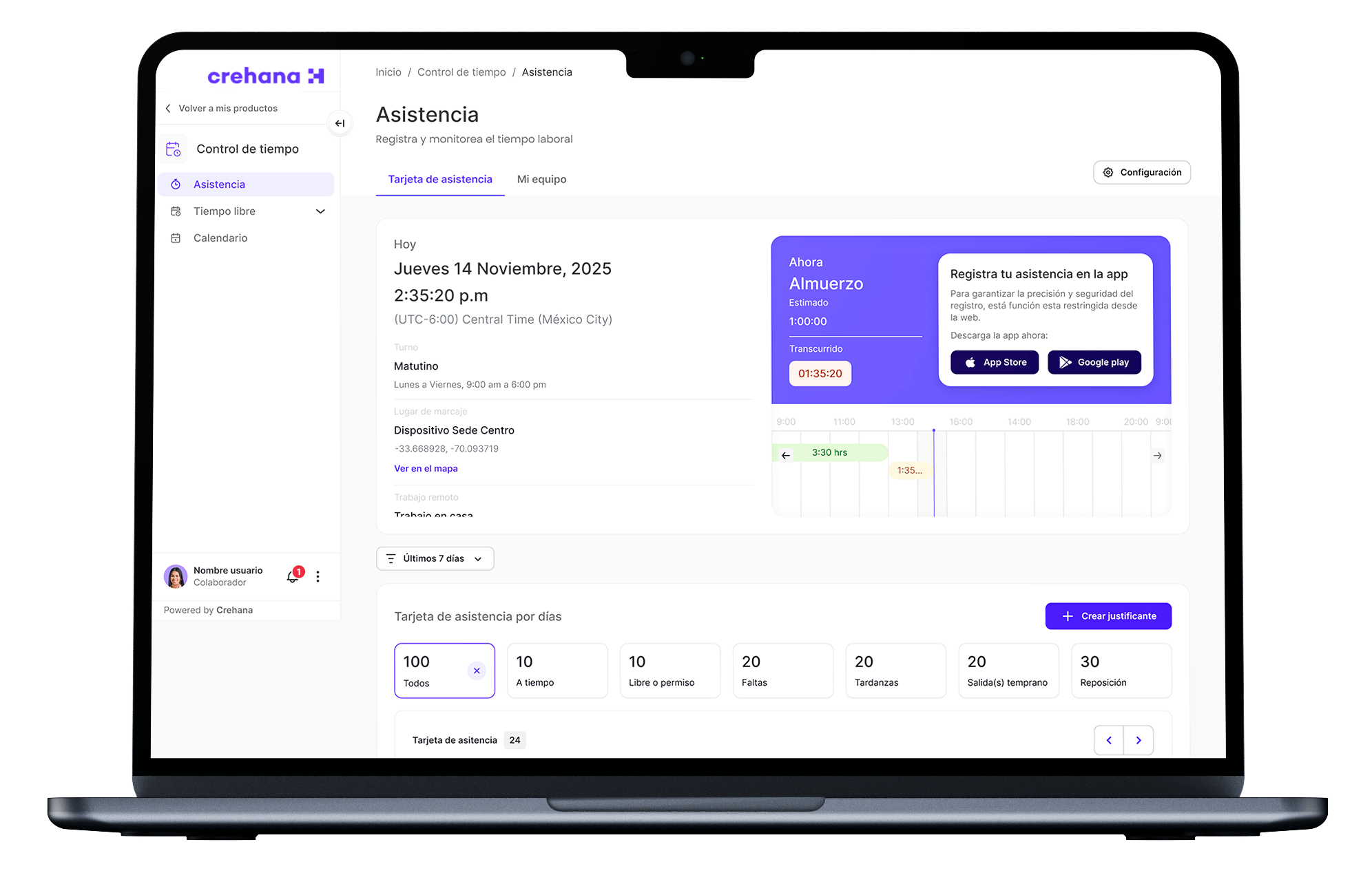Plataforma de asistencia